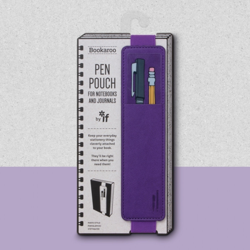 Purple Bookaroo Pen Pouch