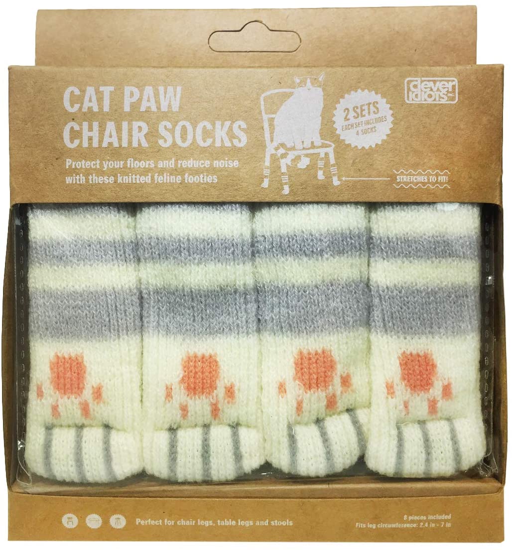 Cat Paw Chair Socks The Library Shop